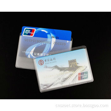 Special Plastic Clear Avoid/Anti Your Card Being Degaussed Card Sleeve, ID Card Sleeve, Credit/Bank/ATM Card Sleeve/Cover/ Holder